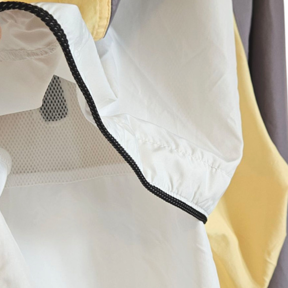 Vintage 90s Nike Anorack Half Zip Lightweight Jacket White Women's Large (12-14) - Picture 10 of 10